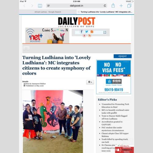 Daily Post - Turning Ludhiana into Lovely Ludhiana