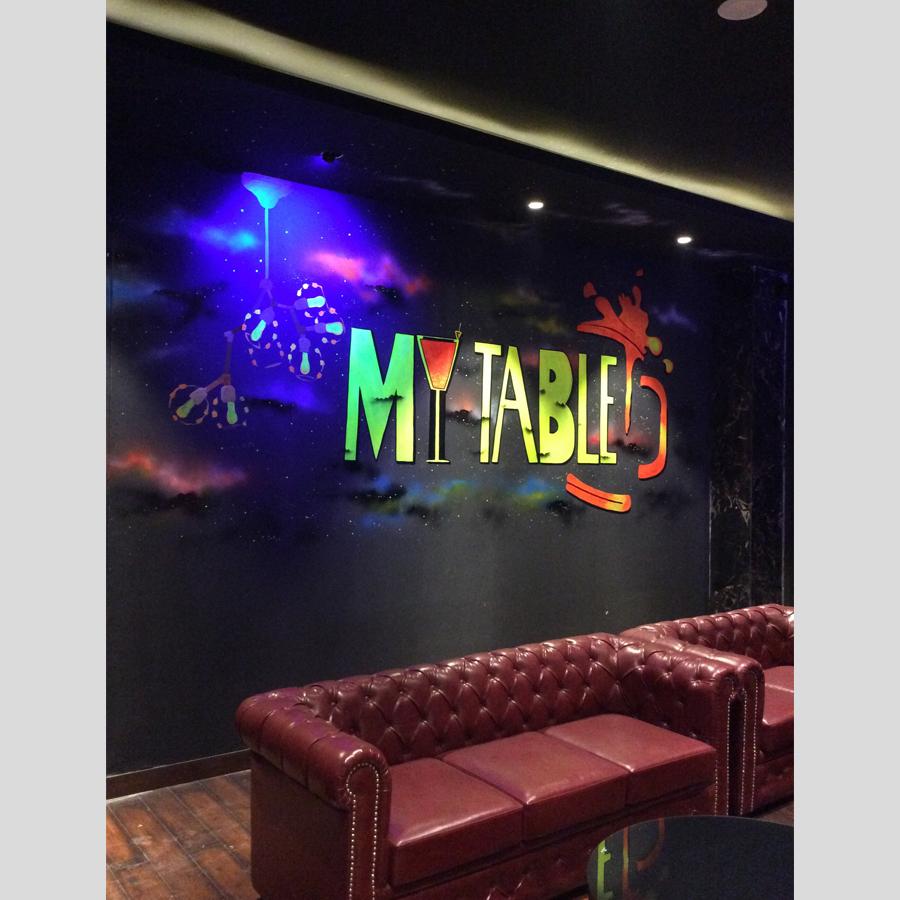 Galaxy within us- A sensual theme spread at the PDR of My Table(Club & bar), Varanasi